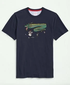 Brooks Brothers | Men's Cotton Lunar New Year Graphic T-Shirt 独家减免邮费