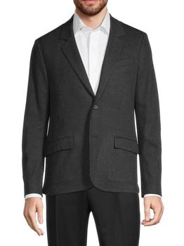vince西装好不好, Vince | Houndstooth Wool-Blend Blazer商品图片 2.6折