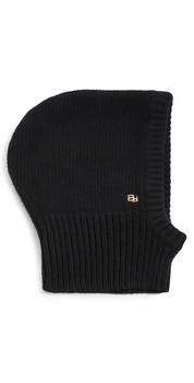 by FAR | BY FAR 黑色羊毛连帽围脖商品图片,