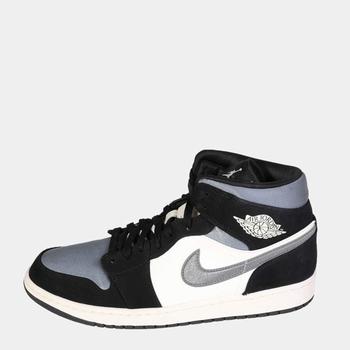 aj5, [二手商品] Jordan | Air Jordan 1 Mid SE 'Satin Smoke Grey' Sneakers (10.5 US) EU 43.5商品图片 9.1折