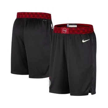 推荐Men's Black Portland Trail Blazers 2023/24 City Edition Swingman Shorts商品