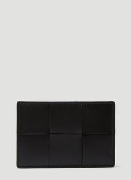 商品Bottega Veneta | Intreccio Card Holder in Black,商家LN-CC,价格¥2823图片