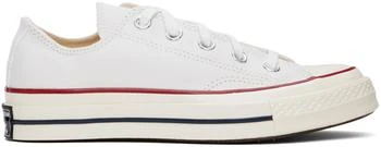 Converse | White Chuck 70 Low Top Sneakers,商家Ssense US,价格¥365