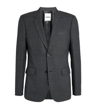 sandro leather jacket men, Sandro | Wool Suit Jacket商品图片 