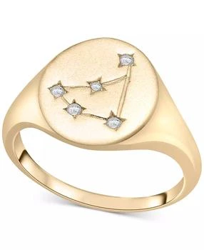 Wrapped | Diamond Capricorn Constellation Ring (1/20 ct. t.w.) in 10k Gold, Created for Macy's,商家Macy's,价格¥3959