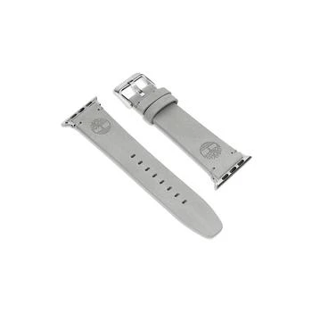 Timberland | Unisex Ashby Gray Genuine Leather Universal Smart Watch Strap 20mm,商家Macy's,价格¥367