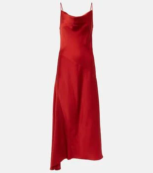 Max Mara | Netto satin slip dress,商家MyTheresa,价格¥4986