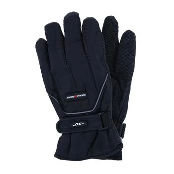 CTM | Men's One Size Microfiber Winter Ski Gloves with Wrist Strap,商家Premium Outlets,价格¥167