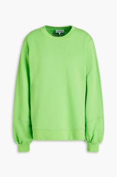 推荐Oversized embroidered organic cotton-fleece sweatshirt商品