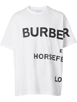 推荐BURBERRY - Horseferry Logo Cotton T-shirt商品
