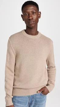 推荐Weston Pullover Sweater in Wool Cotton商品