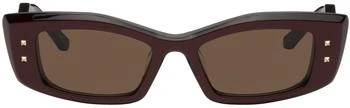 推荐Red V Rectangular Frame Sunglasses商品
