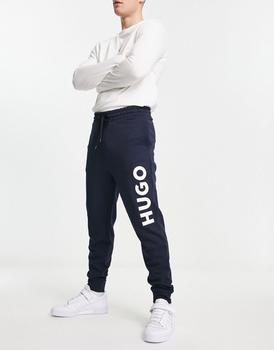 商品Hugo Boss | HUGO Dutschi large logo joggers in navy,商家ASOS,价格¥796图片