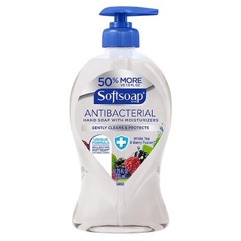 商品Softsoap | Antibacterial Hand Soap Pump White Tea & Berry Fusion,商家Walgreens,价格¥24图片