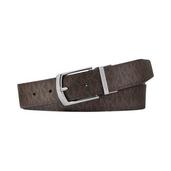Michael Kors | Men's Leather Signature Belt商品图片,7.5折×额外7.5折, 额外七五折