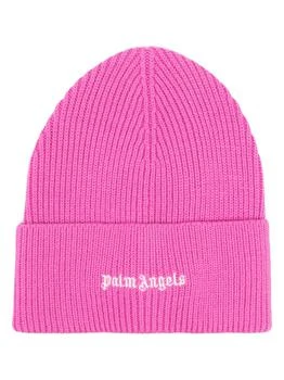 推荐PALM ANGELS - Logo Wool Blend Beanie商品