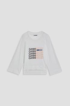 推荐Oversized printed cotton-jersey top商品