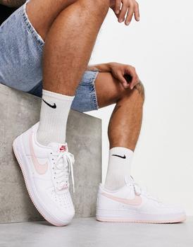 推荐Nike Air Force 1 '07 VT trainers in white and pink商品