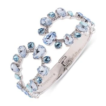 Givenchy | Silver-Tone Open Crystal Cuff Bracelet,商家Macy's,价格¥729