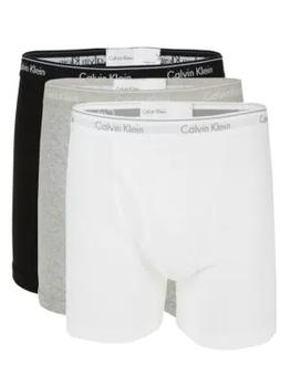 Calvin Klein | 3-Pack Logo Cotton Boxer Briefs商品图片,5.5折