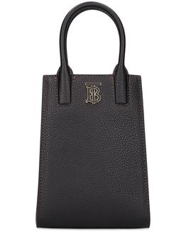 burberry托特包, Burberry | Tb Logo Grain Leather Phone Tote商品图片 