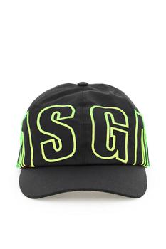 MSGM | Msgm fluo logo baseball cap商品图片,6.3折