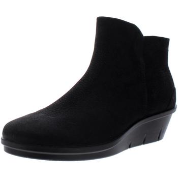 推荐ECCO Womens Skyler Leather Round Toe Ankle Boots商品
