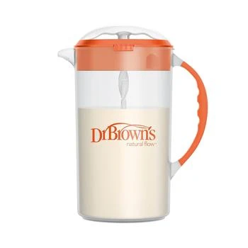 Dr. Brown's | Dr. Brown's Baby Formula Mixing Pitcher with Adjustable Stopper, Locking Lid & No Drip Spout, Orange, BPA Free, 36oz, 1 Pack,商家Amazon US selection,价格¥83