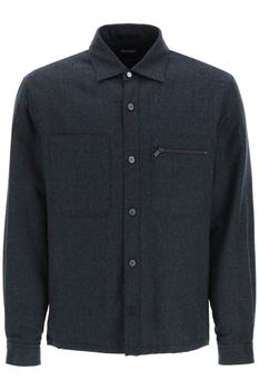 zegna 衬衫, Zegna | TECHMERINO WOOL PADDED OVERSHIRT商品图片 额外7折, 额外七折