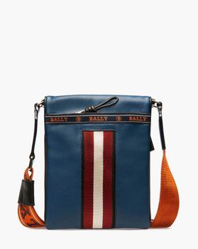 bally 包单肩包, Bally | NEW Bally Huya Men's 6231828 Blue Leather Cross Body Bag MSRP商品图片 5.1折, 独家减免邮费