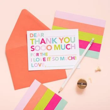 Joy Creative Shop | Kid's Fill In Thank You Notes,商家Verishop,价格¥109