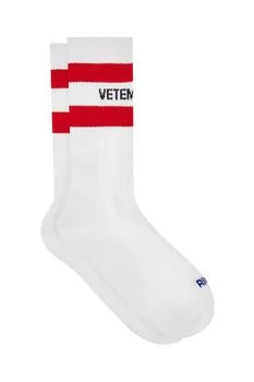 推荐Vetements logoed socks商品