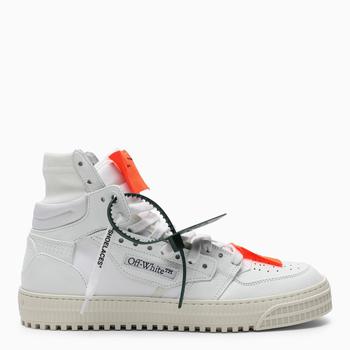 推荐Off-Court 3.0 white leather high-top sneakers商品