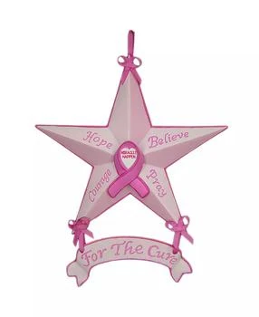 Trendy Décor 4U | Breast Cancer Awareness Star Ornaments 6-pack by Trendy Décor 4U, Ready to hang, 5" x 5.75",商家Macy's,价格¥412