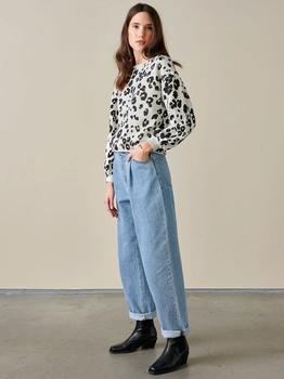 推荐Bellerose Fafi Leopard Sweatshirt in Grey商品