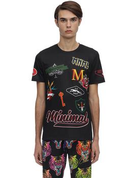 MNML | T-shirt W/patches商品图片,6.8折