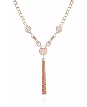 Tahari | Crystal Stone Tassel Necklace,商家Macy's,价格¥348