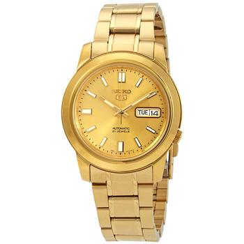 精工5号价格, Seiko | Series 5 Automatic Gold Dial Mens Watch SNKK20商品图片 5.5折