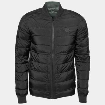 [二手商品] Kenzo | Kenzo Green & Black Synthetic Reversible Puffer Jacket XS商品图片,7.3折