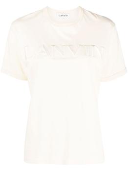 浪凡怎么样, Lanvin | Lanvin Women's  Beige Cotton T Shirt商品图片 