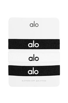 商品Alo | Alo Hair Tie - Black/White,商家Alo yoga,价格¥58图片