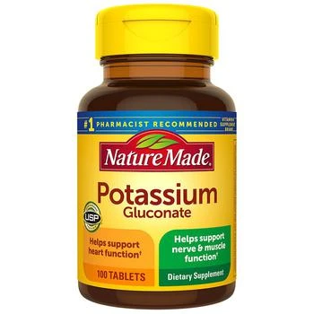 Nature Made | Potassium Gluconate Tablets 满二免一, 满$30享8.5折, 满折, 满免
