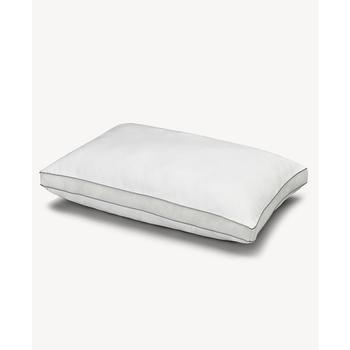 商品Soft Plush Luxurious 100% Cotton Mesh Gusseted Gel Fiber Stomach Sleeper Pillow -图片