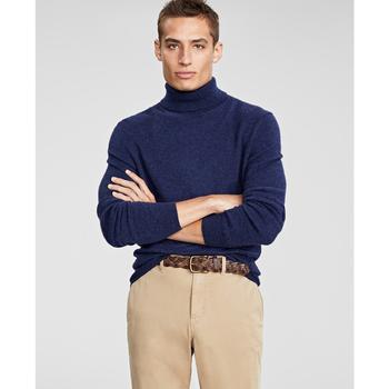 Club Room | Men's Cashmere Turtleneck Sweater, Created for Macy's商品图片,6.8折×额外8折, 额外八折
