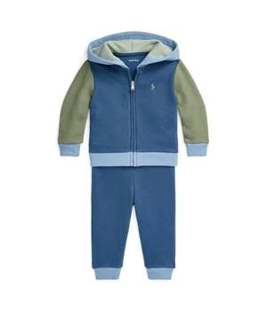 Ralph Lauren | Color-Blocked Fleece Hoodie & Pants Set (Infant),商家Zappos,价格¥394