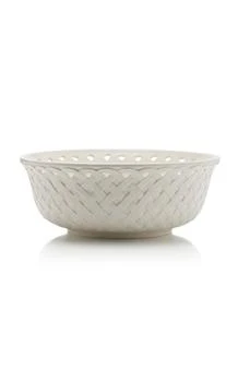 MoDA | Moda Domus - Large Openwork Creamware Salad Bowl - White - Moda Operandi,商家Fashion US,价格¥1577