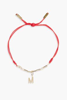 推荐14-karat gold and cord bracelet商品