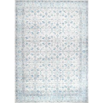 nuLOOM, nuLOOM | Bodrum Vintage-Inspired Rio Aqua 3' x 5' Area Rug商品图片 额外9折, 额外九折