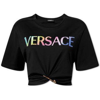 推荐Versace Rainbow Logo Crop Top商品