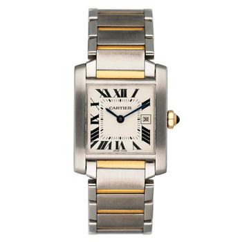 [二手商品] Cartier | Pre-owned Cartier Tank Franaise Quartz Unisex Watch 2465商品图片,